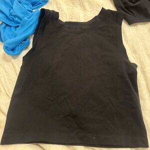 SHEIN Black Muscle Tee